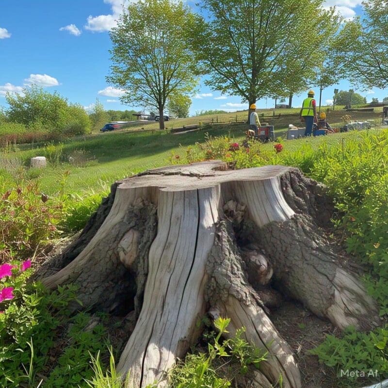 Professional Stump Grinding Solutions for Residents of The Landings